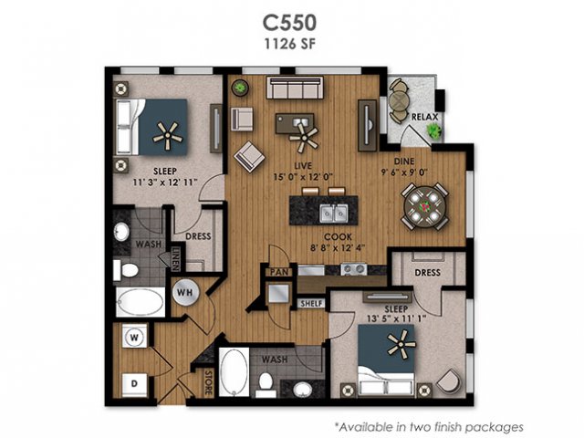 Floorplan - AMLI Riverfront Park