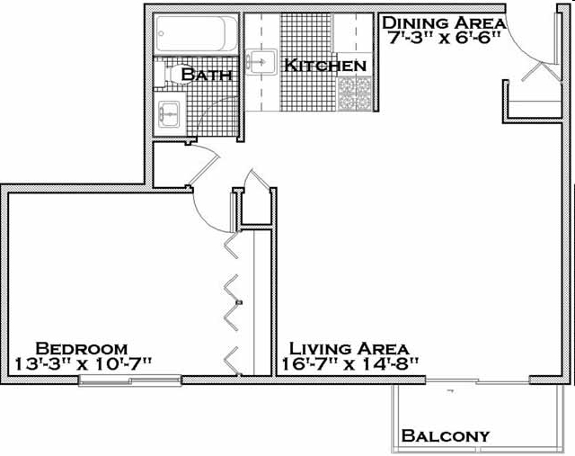 1BR/1BA - Elana Manor