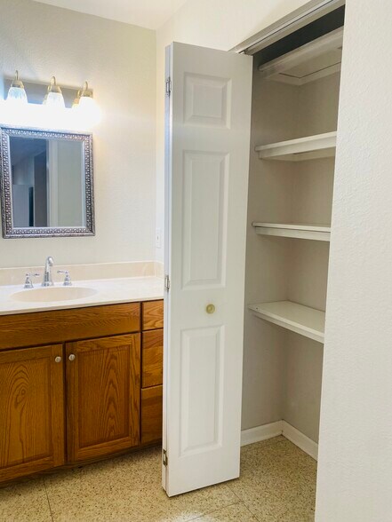 Linen closet in bathroom - 2912 Delille St