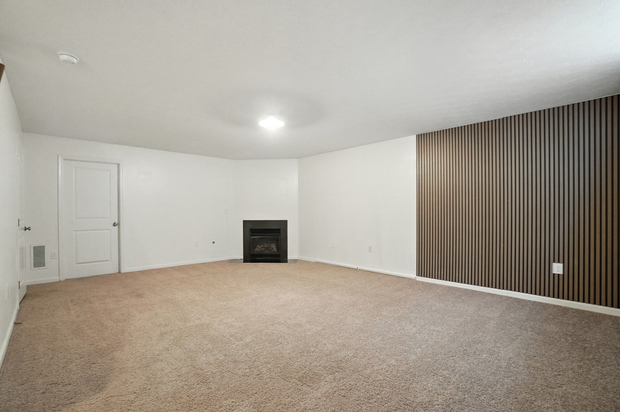Basement with gas fireplace - 6169 Needletail Rd