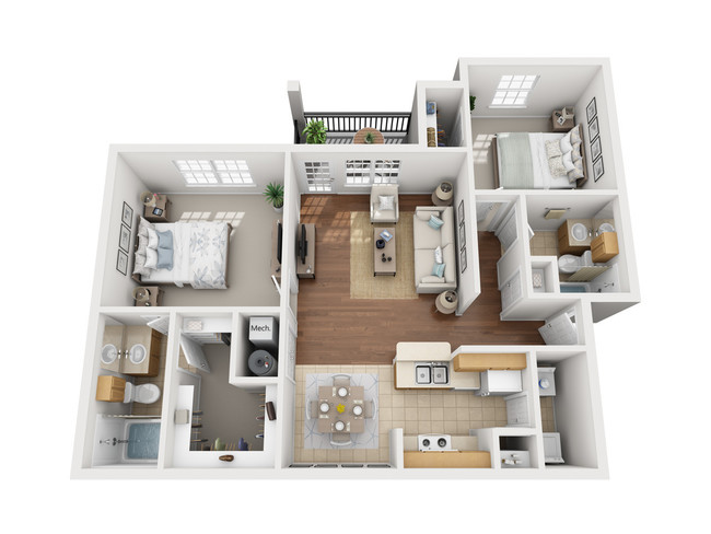 Floorplan - Riviera Apartments