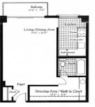 Studio - Park Place Condominium