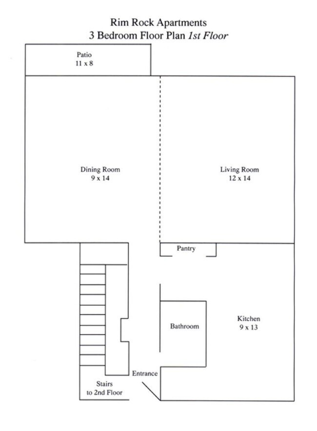 800 Sq. Ft. - Rimrock Apartments