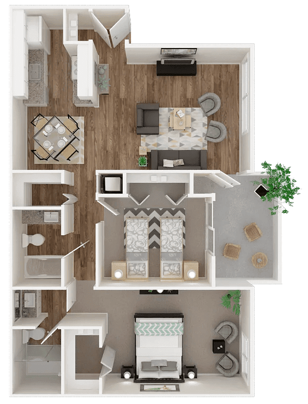 Floorplan - Glenbrook Apartments