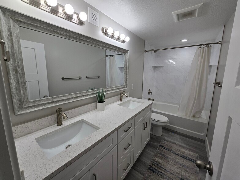 Bathroom with double sink - 2431 E Weeping Willow Way