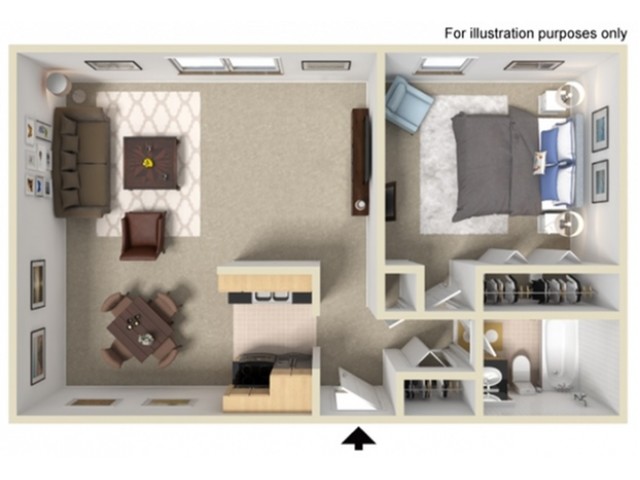 Floorplan - Valley York Apartments