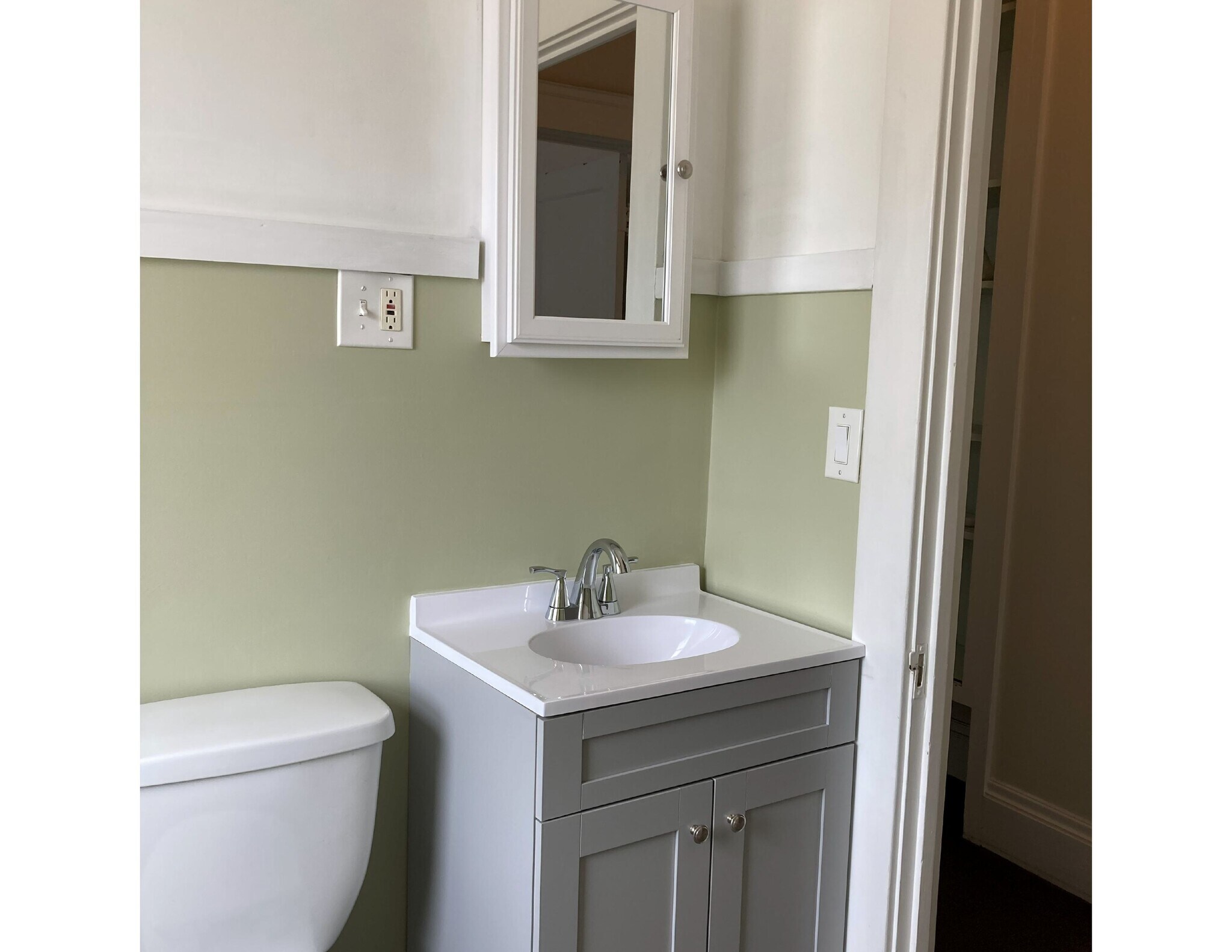New cabinet and vanity - 3017 Portman Ave