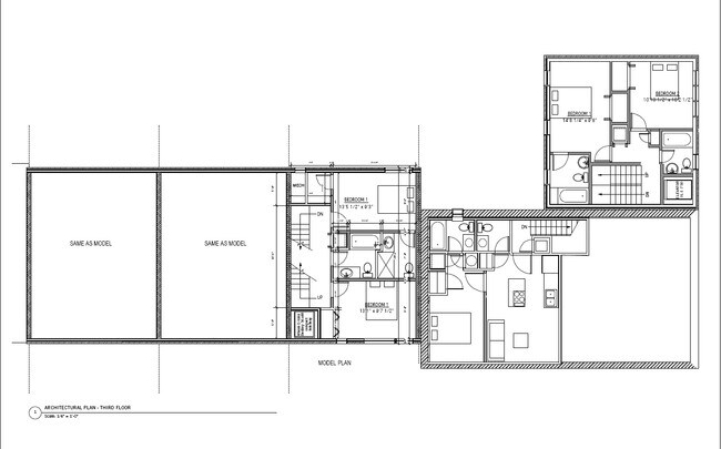 3rd Floor Plan - Euclid Flats