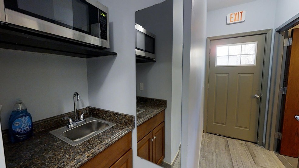 Microwave & sink on each floor - 344 Kearny Ave