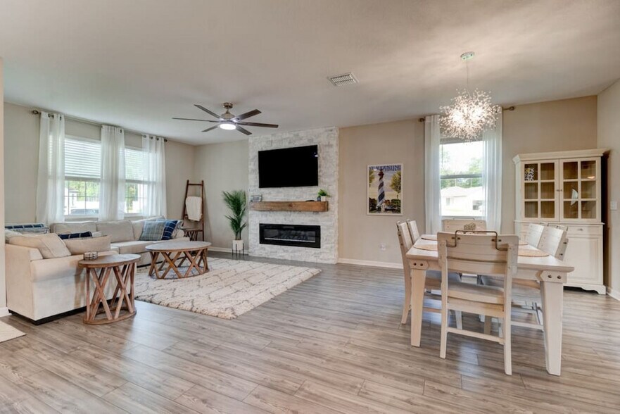 Electric fireplace included - 509 Falcon Ridge Rd