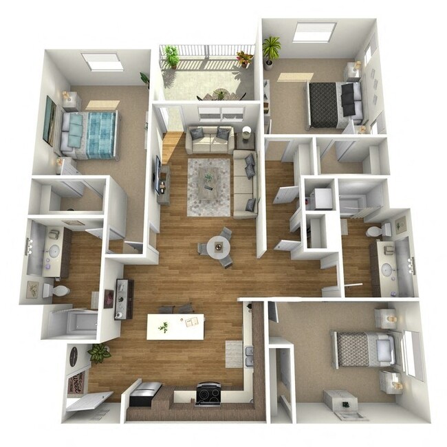 Floorplan - Oxnard Town Square 12