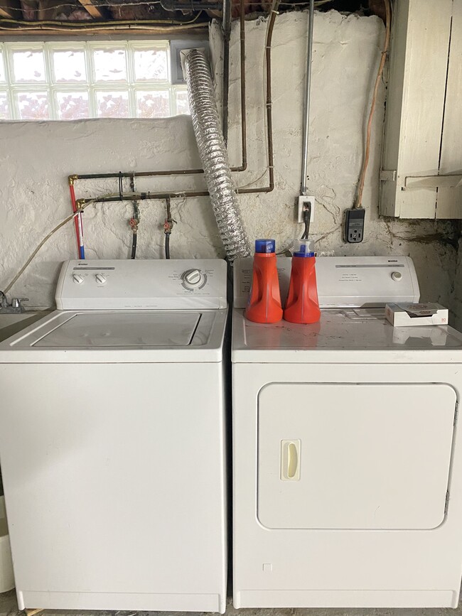 Washer and Dryer in Basement - 43 Richland St