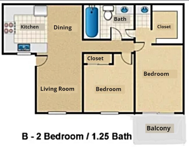 Floorplan - The Ridge Apartments in City Heights
