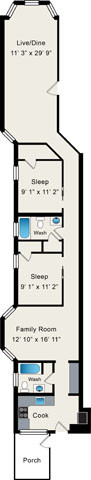 Floorplan - 429 W Melrose Apartments