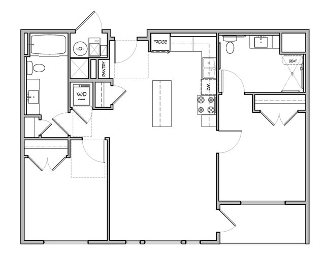 Floorplan - Central West Apartments