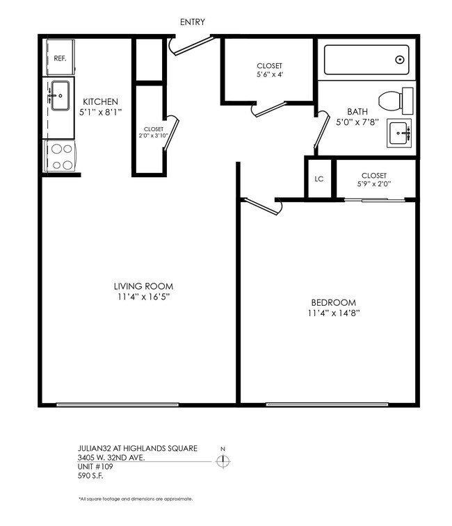 Floorplan - Julian32 at Highlands Square