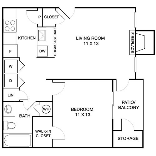 Floorplan - Burke Shire Commons Apartments