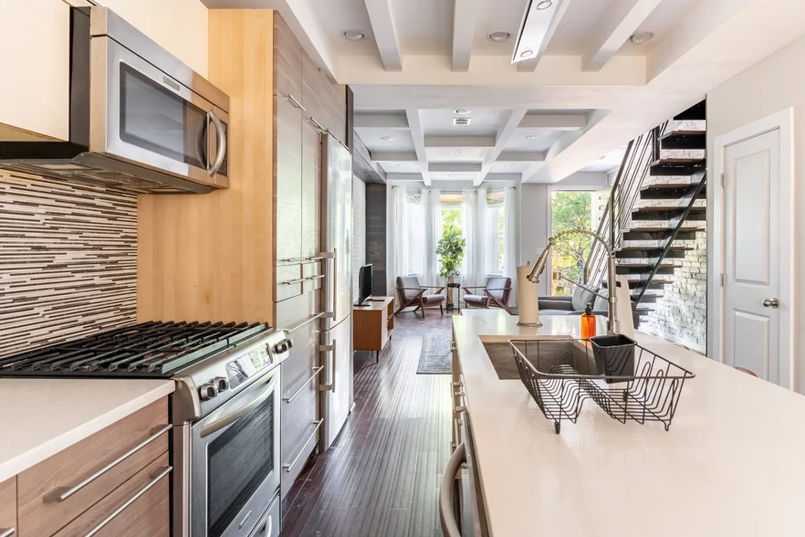 Kitchen to living room - 2207 Flagler Pl NW