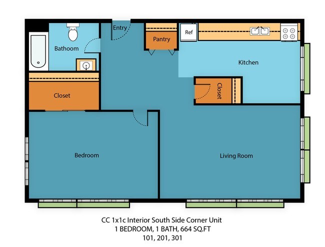 Floorplan - Carolina Court Apartment Homes