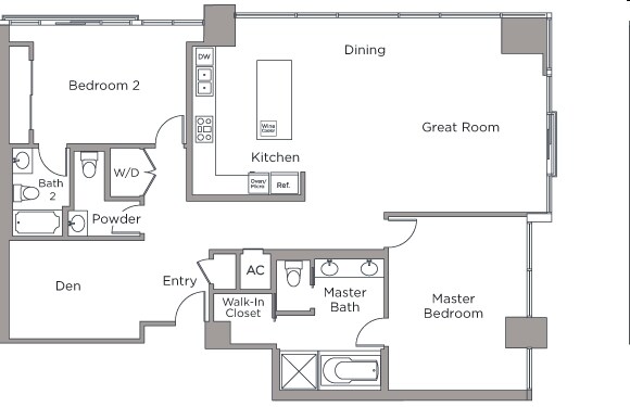 2BR/2.5BA - Latitude 33