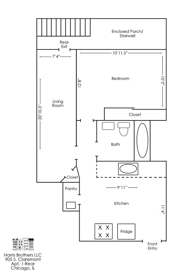 Floorplan - Harris Point Chicago