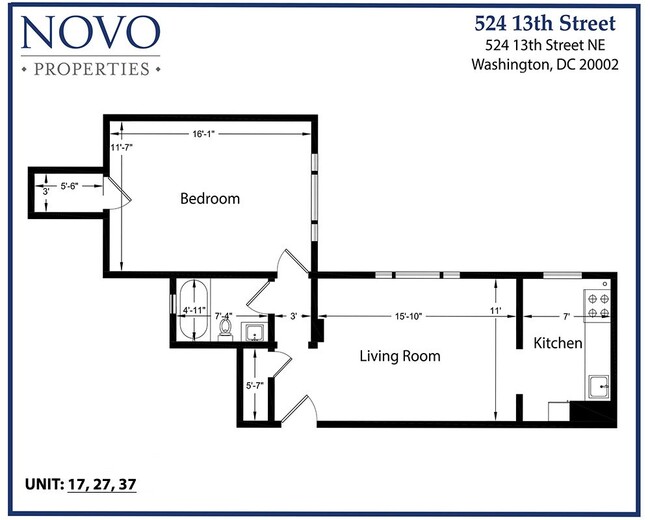 Floorplan - 524 13th Street