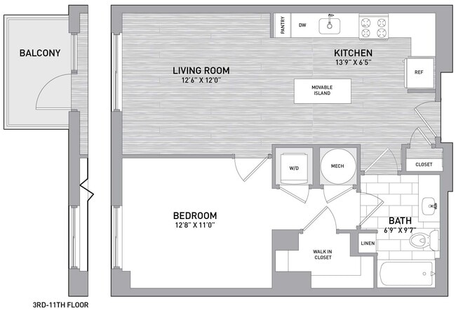 Floorplan - Union on Queen