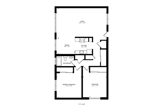 Floorplan - 1008 E 23rd St