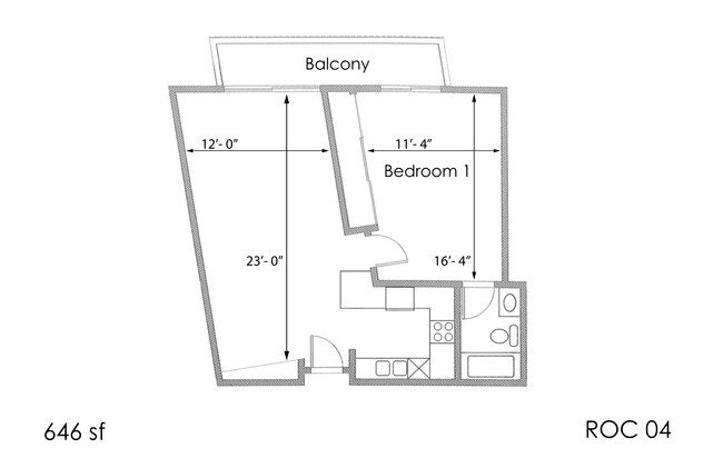 Floorplan - Park Rochester Apartments