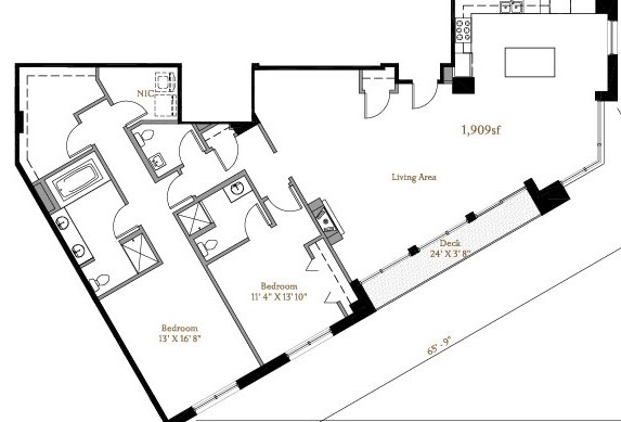 2BR/3BA - The Westerly