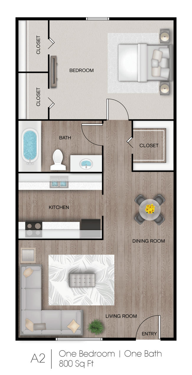 Floorplan - The Flats at Redstone