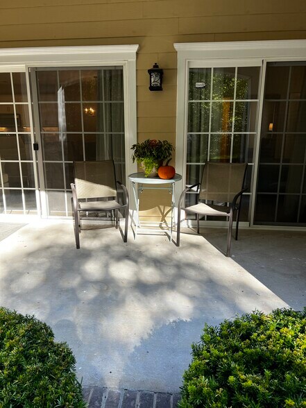 Private Patio on Ground Floor Overlooking the Woods - 4844 Bevendean Dr