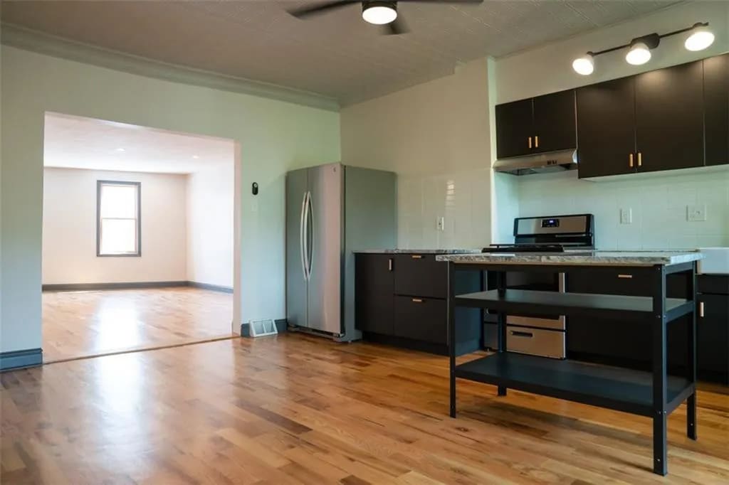 Kitchen to living/dining room - 1120 Brabec St