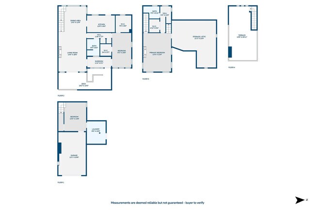 Layout with room dimensions - 1150 Manhattan Ave