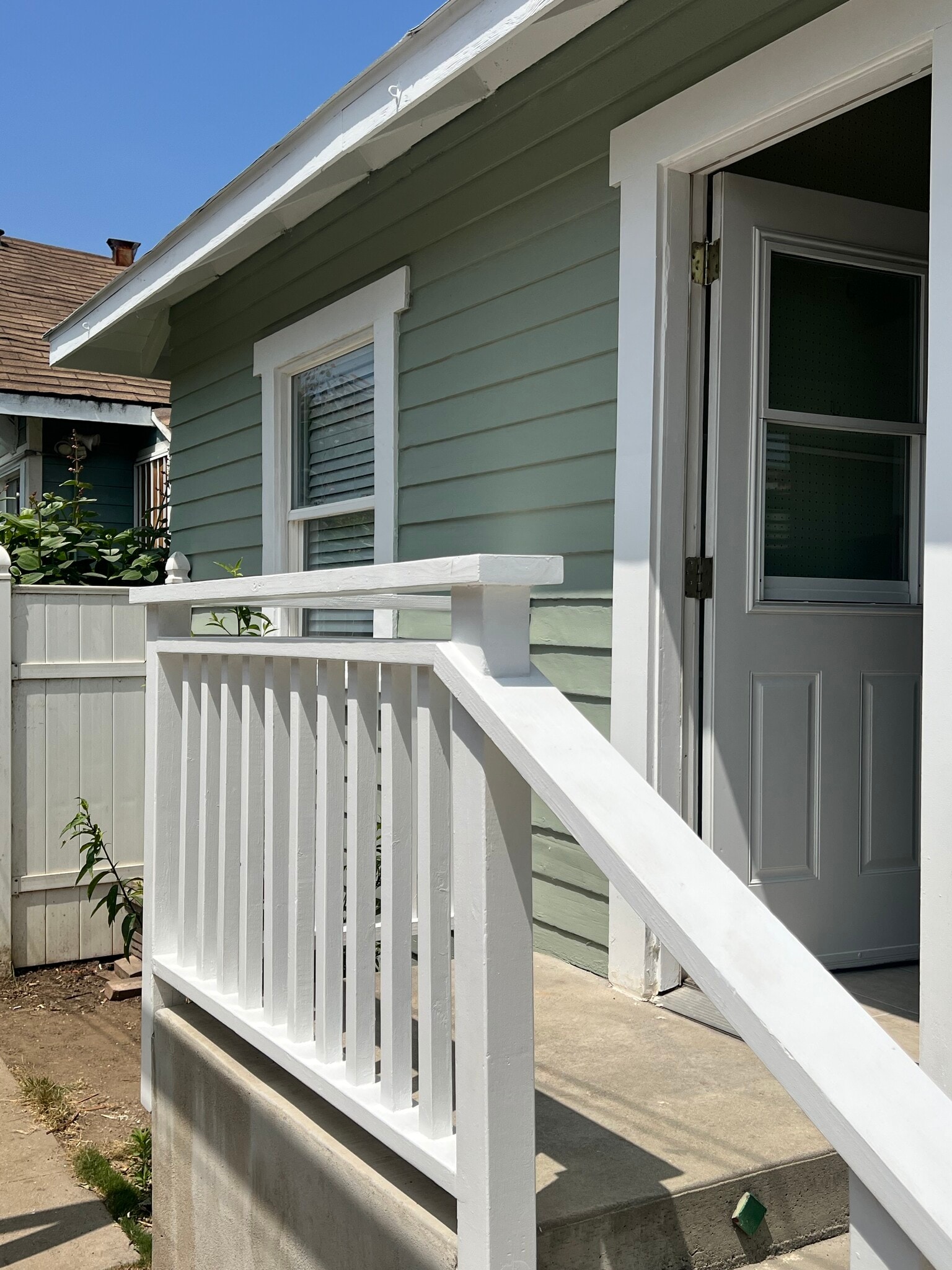 Back door from small private back yard - 1819 10th St