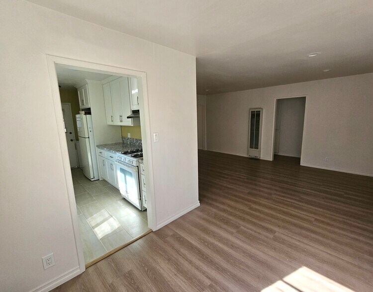 Living room to kitchen - 1749 S Carmelina Ave