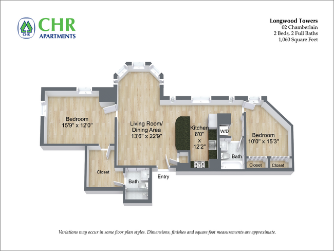 Floorplan - Longwood Towers