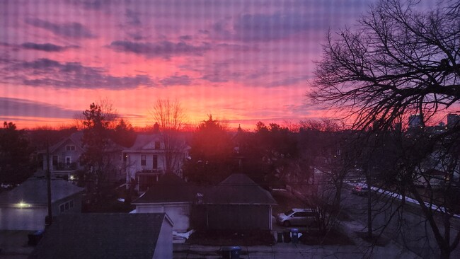 Sunrise from your 2nd floor Living Room windows - 1402 N Girard Ave N