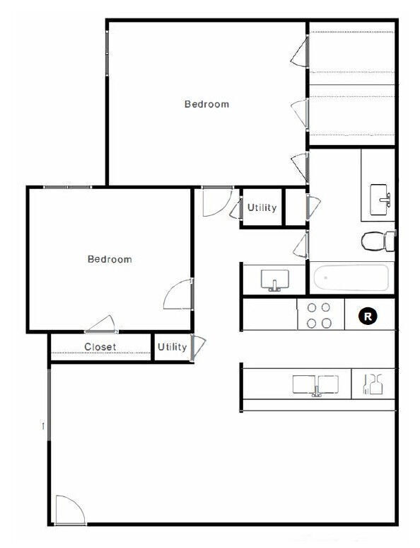 Floorplan - Parkwood Apartments