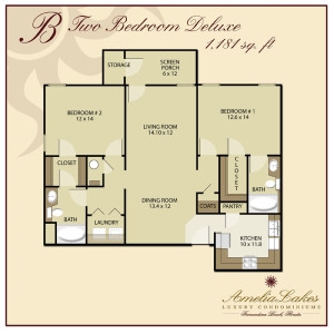 Floorplan - Amelia Lakes Luxury Condominiums