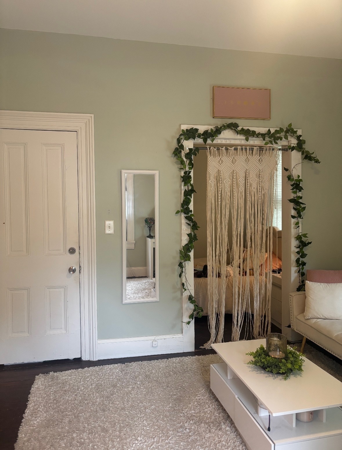 Front door looking at bedroom - 127 Goldsborough St
