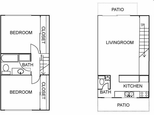 2BR/1.5BA - Summerwood Apartments