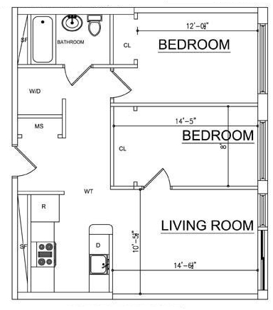 2BR/1BA - Ocean Blue