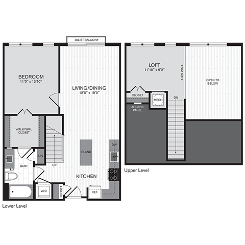 Floorplan - The Parker at Huntington Metro