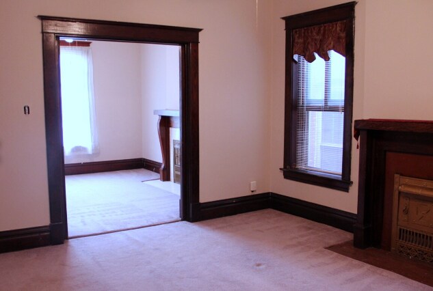 Living room beyond pocket doors - 3016 Victor St