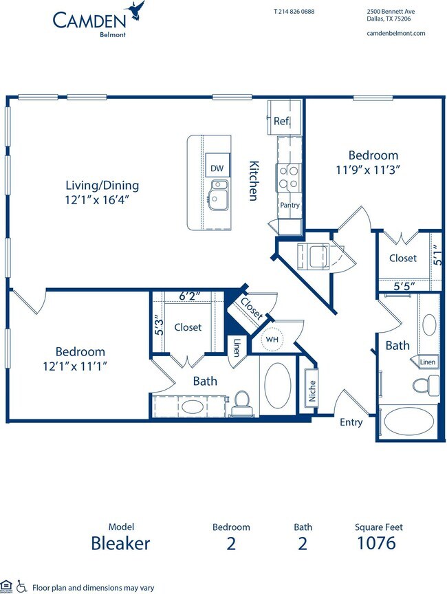 Floorplan - Camden Belmont