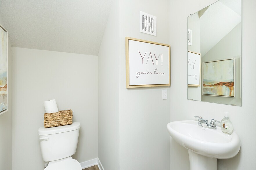 1st Floor Half Bath - This home is not furnished - 4306 NE 13th St