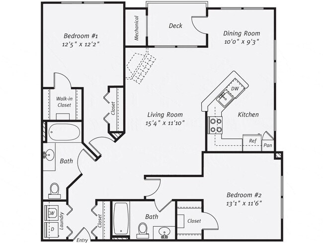 Floorplan - The Mercer at Lawrence Station