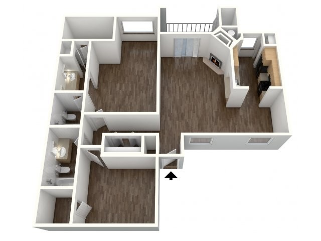 Floorplan - Centre Oaks Apartments