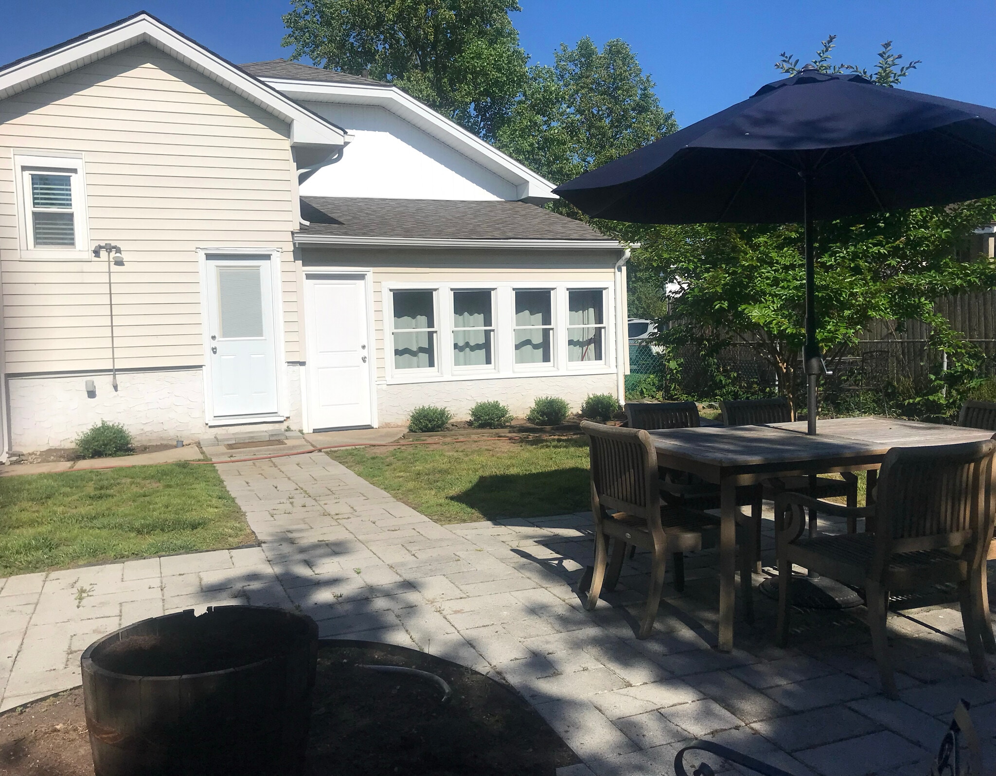 Backyard with BBQ Area - 8 Calvert Ave